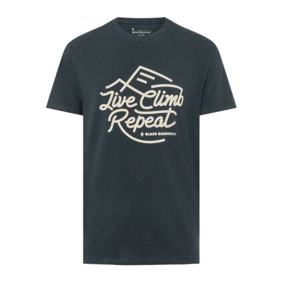 NEW Black Diamond Men's Live Climb Repeat Tee Eclipse Large - Picture 1 of 7